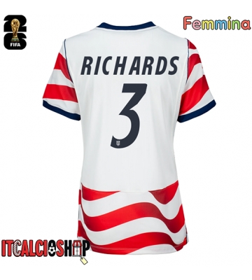 Stati Uniti Chris Richards #3 Prima Maglia Femmina Mondiali 2026 Manica Corta